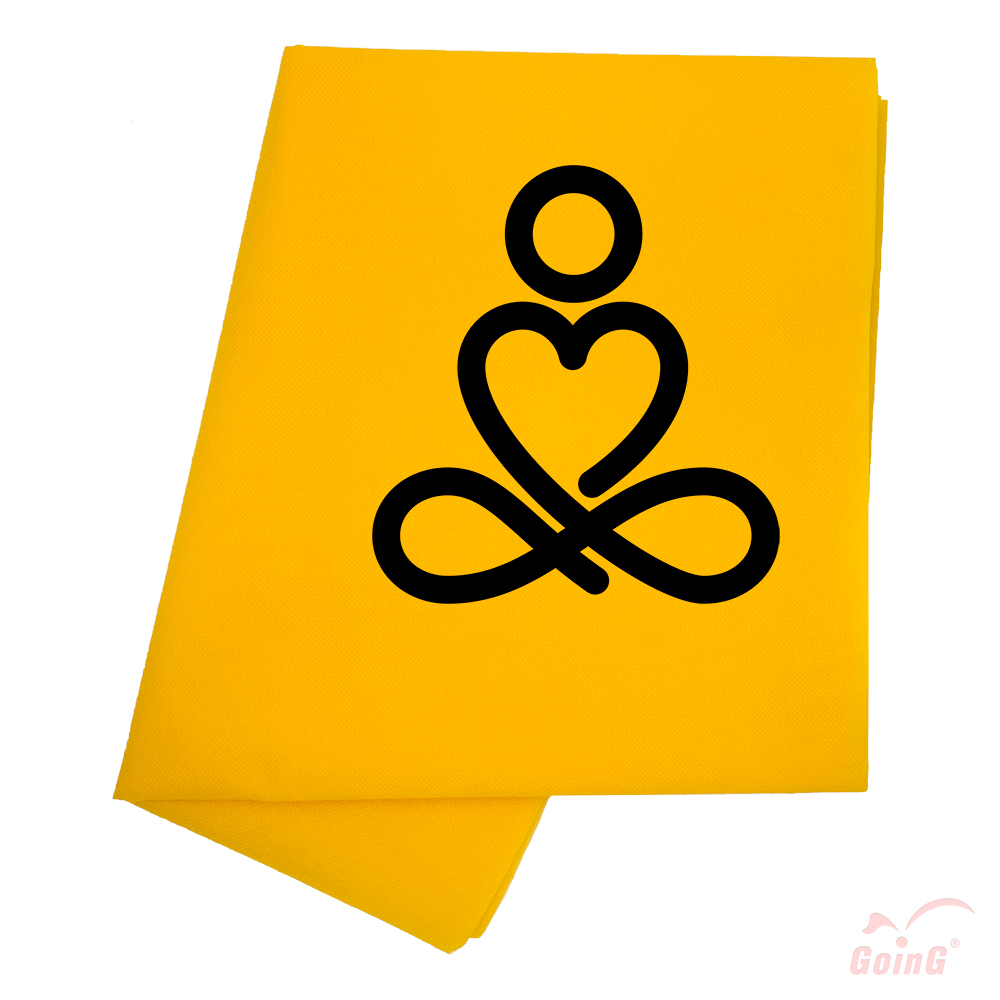 Printed 1040 Higienic sheet 80x200 yellow - Yoga fig. FK